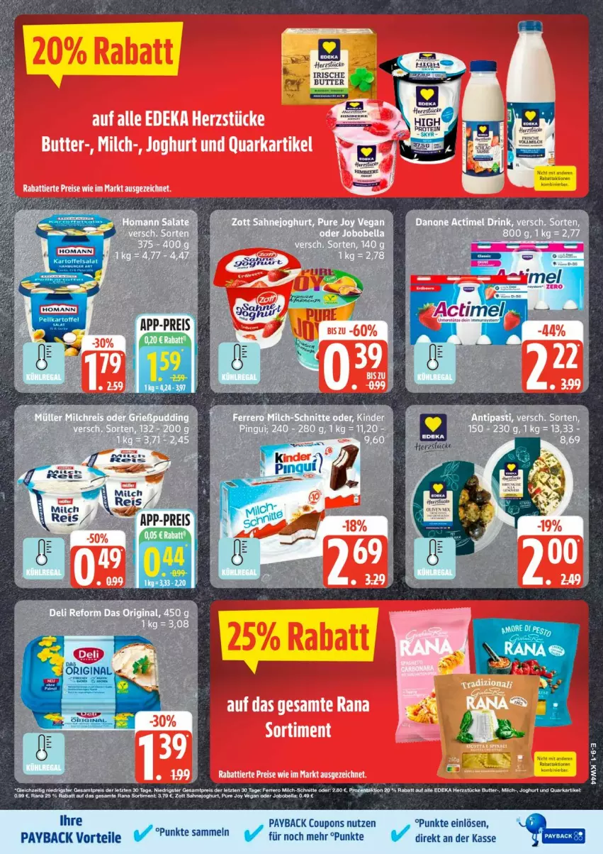 Aktueller Prospekt Edeka - Prospekte - von 26.10 bis 31.10.2026 - strona 13 - produkty: butter, coupon, coupons, Heu, irische butter, payback