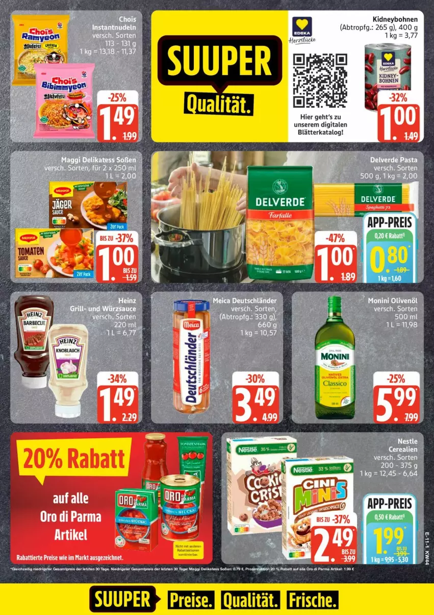Aktueller Prospekt Edeka - Prospekte - von 26.10 bis 31.10.2026 - strona 16 - produkty: bohne, bohnen, eis, erde, kidney, maggi, reis, Ti, ZTE