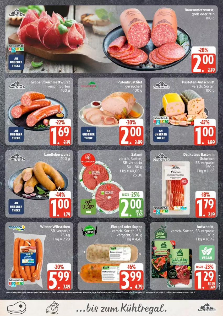 Aktueller Prospekt Edeka - Prospekte - von 26.10 bis 31.10.2026 - strona 9 - produkty: brustfilet, deka, eintopf, eis, filet, holsteiner, küche, kühlregal, pute, putenbrust, putenbrustfilet, regal, reis, steiner, suppe, Ti, topf, ZTE