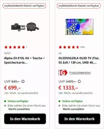 Gazetka promocyjna Media Markt - Prospekte - Gazetka - ważna od 31.10 do 31.10.2023 - strona 4 - produkty: korb, led tv, LG, mediamarkt, ndk, oled tv, sony, speicherkarte, Tasche, uhd, uhr, versandkostenfrei