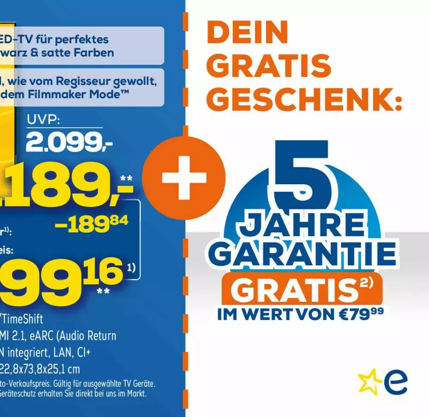 Aktueller Prospekt Euronics - Prospekte - von 29.03 bis 05.04.2023 - strona 34 - produkty: Mode, Ti