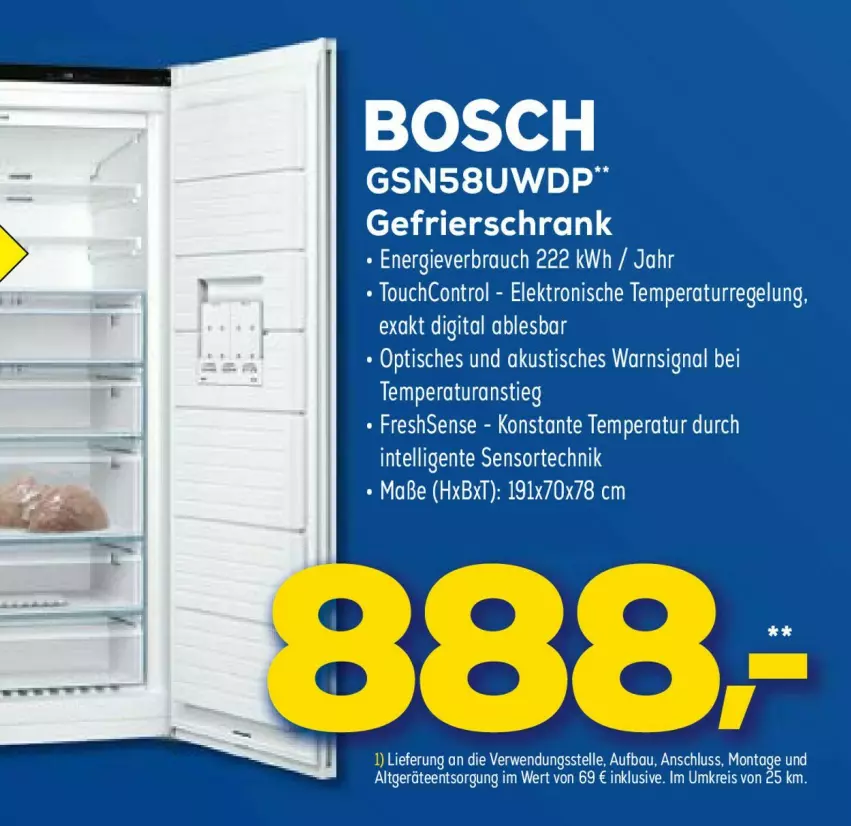 Aktueller Prospekt Euronics - Prospekte - von 29.03 bis 05.04.2023 - strona 36 - produkty: Bau, bosch, eis, Elektro, elle, gefrierschrank, K2, Rauch, reis, rwe, Schrank, tee, Ti, Tiere