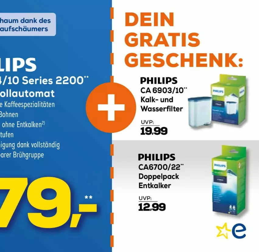 Aktueller Prospekt Euronics - Prospekte - von 29.03 bis 05.04.2023 - strona 70 - produkty: entkalker, Philips, Ti, wasser, wasserfilter