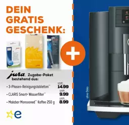 Gazetka promocyjna Euronics - Prospekte - Gazetka - ważna od 05.04 do 05.04.2023 - strona 15 - produkty: kaffee, Reinigung, tablet, tablett, Tablette, wasser, wasserfilter