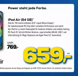 Gazetka promocyjna Euronics - Prospekte - Gazetka - ważna od 05.04 do 05.04.2023 - strona 84 - produkty: Apple, Apple Pencil, elle, ipad, ipad air, kamera, Kameras, mac, Ti, usb