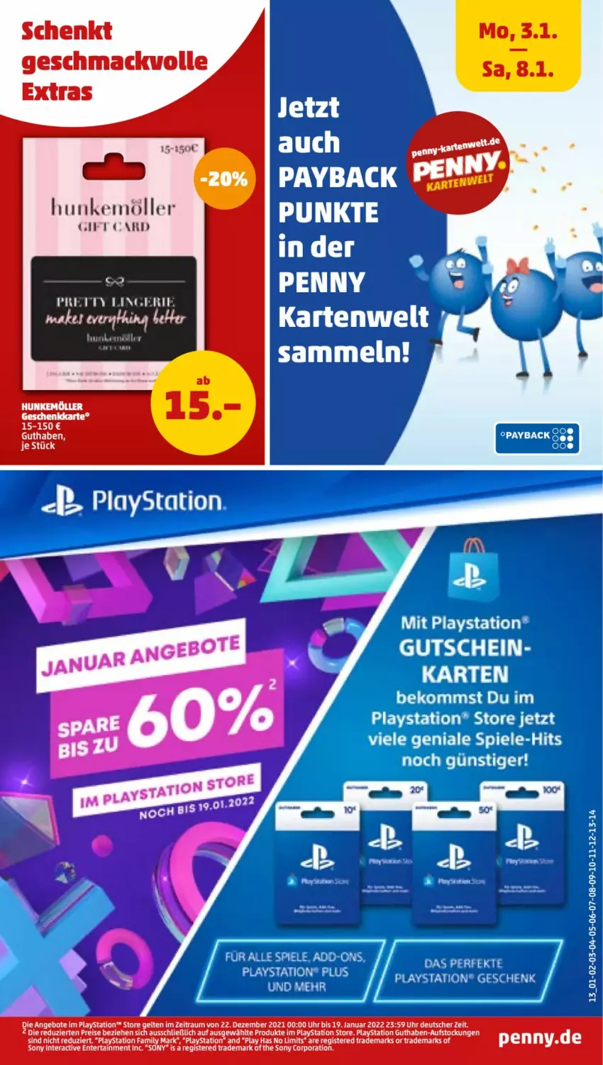 Aktueller Prospekt Penny - Prospekte - von 03.01 bis 08.01.2022 - strona 13 - produkty: angebot, angebote, eis, ente, lays, mac, PlayStation, reis, sony, Ti, uhr, Yo