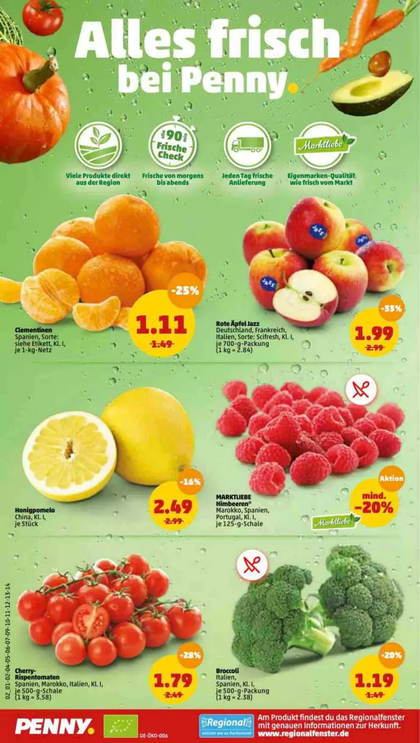 Aktueller Prospekt Penny - Prospekte - von 03.01 bis 08.01.2022 - strona 2 - produkty: beere, beeren, Cif, himbeer, himbeere, himbeeren, honig, Honigpomelo, Pomelo, Schal, Schale, tee, Ti