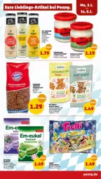 Gazetka promocyjna Penny - Prospekte - Gazetka - ważna od 08.01 do 08.01.2022 - strona 17 - produkty: beutel, bonbons, brezel, dressing, eis, emmentaler, flasche, Käse, meerrettich, Meister, Rettich, sahne, sesam, snack, Ti, zucker