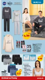 Gazetka promocyjna Penny - Prospekte - Gazetka - ważna od 08.01 do 08.01.2022 - strona 19 - produkty: asti, Bau, bügel, disney, gsw, Kuschelsocken, Pyjama, retroshorts, Ria, shirt, shorts, socken, Sweatshirt, Ti, tisch