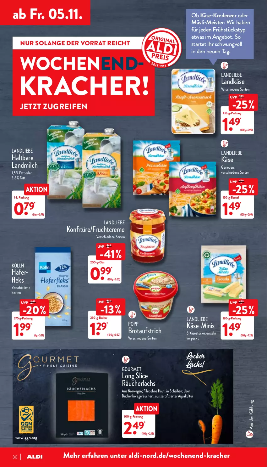 Aktueller Prospekt Aldi Nord - Aldi-Vorschau - von 01.11 bis 06.11.2021 - strona 30