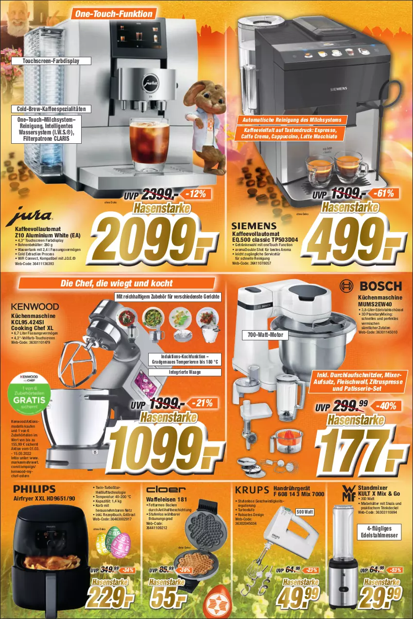 Aktueller Prospekt Expert Bonn - Prospekte - von 09.04 bis 15.04.2022 - strona 10 - produkty: ACC, Airfryer, auto, Behälter, bohne, bohnen, buch, caffe, Cap, cappuccino, chia, cin, decke, Deckel, dell, edelstahl, edelstahlmesser, eis, elle, ente, espresso, fleisch, getränk, getränke, grill, grillrost, Intel, kaffee, kaffeespezialitäten, kaffeevollautomat, korb, küche, Küchen, küchenmaschine, latte, latte macchiato, mac, macchiato, messer, milch, Mixer, Mode, Reinigung, rezept, rwe, schüssel, Spezi, standmixer, Ti, tisch, touchscreen, Waage, Waffeleisen, wasser, wassertank, Zitruspresse