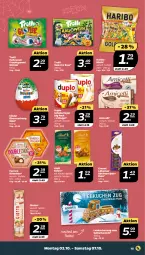 Gazetka promocyjna Netto - Woche 40 - Gazetka - ważna od 07.10 do 07.10.2023 - strona 15 - produkty: alkohol, amicelli, duplo, Edelmarzipan, ferrero, Ferrero Küsschen, frucht, fruchtgummi, giotto, haribo, Kinder, kuchen, Lebkuchen, lindt, Lübecker, marzipan, riegel, rum, schoko, schokoriegel, Ti, trolli