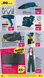 Gazetka promocyjna Netto - Woche 40 - Gazetka - ważna od 07.10 do 07.10.2023 - strona 24 - produkty: auer, auto, Bau, baumwolle, Brei, Drehwerkzeug, eis, elle, enders, ente, fernbedienung, hose, Kinder, koffer, kopfhörer, kraft, Latzhose, leine, LG, Philips, Radio, Ria, rind, Schärfstation, schuhe, socken, Tasche, taschen, Teleskop, Ti, timer, tisch, Tooltec, wasser, weck, werkzeug, wolle, ZTE