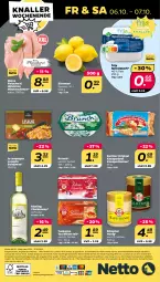 Gazetka promocyjna Netto - Woche 40 - Gazetka - ważna od 07.10 do 07.10.2023 - strona 32 - produkty: alle artikel ohne dekoration, angebot, berliner, bihophar, bolognese, brot, chardonnay, dekoration, eis, elle, fleisch, Fleischerei, gin, honig, Knusperlinchen, lasagne, minutenschnitzel, natur, quark, reis, riesling, Schere, schnitzel, speisequark, tee, teekanne, Ti, zitrone, zitronen