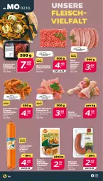 Gazetka promocyjna Netto - Woche 40 - Gazetka - ważna od 07.10 do 07.10.2023 - strona 4 - produkty: dell, eis, elle, fleisch, Fleischerei, frikadellen, Frische Hähnchen, Geflügel, geschnetzeltes, gulasch, gyros, hackfleisch, henkel, jagdwurst, minutensteaks, pfanne, pilze, pute, rind, rinder, rinderhackfleisch, ring, Rostocker, schenkel, Schere, schwein, schweine, steak, steaks, Ti, wein, weine, Wild, wurst, Zelt