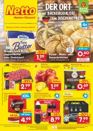 Gazetka promocyjna Netto Marken-Discount - Filial-Angebote - Gazetka - ważna od 26.08 do 26.08.2023 - strona 1 - produkty: angebot, backofen, bestpreis, bier, Biere, brötchen, butter, cola, discount, eis, fleisch, hackfleisch, hackfleisch gemischt, joghur, joghurt, kaffee, Kaiser, Kugel, meggle, mozzarella, ndk, Nektar, nektarinen, Ofen, reis, rel, rind, Schal, Schale, schwein, senseo, sesam, Streichzart, stube, Ti, wein, wurst, wurst in selbstbedienung, ZTE