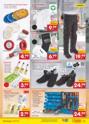 Gazetka promocyjna Netto Marken-Discount - Filial-Angebote - Gazetka - ważna od 26.08 do 26.08.2023 - strona 25 - produkty: angebot, asti, Bau, baumwolle, Beba, bio, bürste, bürsten, elle, hose, lack, Lackierroller, Lasurroller, LG, Pinsel, Pinselset, Roller, rwe, scotch, shirt, sneaker, socken, Tasche, taschen, Ti, tisch, werkzeug, Werkzeughalter, wolle, ZTE