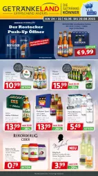 Gazetka promocyjna Getraenkeland - Gazetka - ważna od 29.08 do 29.08.2025 - strona 1 - produkty: aktionspreis, Alwa, auer, bestpreis, bestpreise, bismarck, burgunder, cider, eis, Elan, elle, flasche, frucht, getränk, getränke, grauer burgunder, limo, maybach, mineralwasser, Paula, paulaner, Push-up, reis, riesling, Rostocker, Spezi, Ti, veltins, wasser