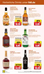 Gazetka promocyjna Lidl - Beste Weine für jeden Anlass - Gazetka - ważna od 31.10 do 31.10.2022 - strona 10 - produkty: Bad, beere, beeren, bourbon, brombeere, brombeeren, cassis, Cognac, deka, drink, drinks, dry gin, eis, elle, erde, früchte, früchten, gewürz, gin, gutschein, kräuter, kräutern, mac, marmelade, Meister, ndk, nuss, Portwein, reifen, rum, schoko, schokolade, schott, Ti, wasser, wein, zucker