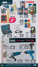 Gazetka promocyjna Netto - Angebote ab Montag - Gazetka - ważna od 05.02 do 05.02.2022 - strona 20 - produkty: auer, batterie, batterien, Brille, eis, lack, LG, messer, Metallschutzlack, möbel, reis, Schutzbrille, Teleskop, Ti, Tooltec, Vielzweckseil, weck, werkzeug, Winkelschleifer, ZTE