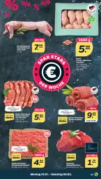 Gazetka promocyjna Netto - Angebote ab Montag - Gazetka - ważna od 05.02 do 05.02.2022 - strona 3 - produkty: eis, ente, fenster, fleisch, Fleischerei, Frische Hähnchen, hackfleisch, hähnchenschenkel, henkel, küche, Küchen, natur, rind, rinder, Rinderroulade, rinderrouladen, rouladen, schenkel, Schere, schwein, schweine, Schweinehackfleisch, Ti, wein, weine