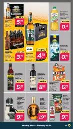 Gazetka promocyjna Netto - Angebote ab Montag - Gazetka - ważna od 05.02 do 05.02.2022 - strona 9 - produkty: bacardi, Berger, bier, blended scotch, blended scotch whisky, coca-cola, cola, elle, gerolsteine, gerolsteiner, kaffee, kellerbier, kleiner klopfer, köstritzer, kräuter, kräuterlikör, krombache, krombacher, krombacher pils, leine, likör, oakheart, pfanne, Pfanner, pils, pilsener, radeberger, sahne, schorle, scotch, scotch whisky, steiner, Stier, tee, Ti, whisky