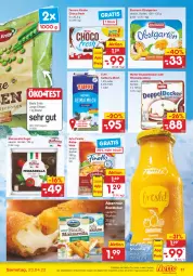 Gazetka promocyjna Netto Marken-Discount - Filial-Angebote - Gazetka - ważna od 23.04 do 23.04.2022 - strona 17 - produkty: Alpenhain, angebot, arla, choco fresh, decke, ehrmann, ferrero, finello, Garten, haltbare milch, Käse, Kinder, Kinder Choco fresh, Kugel, milch, mozzarella, Müller, obst, obstgarten, pudding, Reibekäse, rel, smoothie, Ti, ZTE