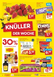 Gazetka promocyjna Netto Marken-Discount - Filial-Angebote - Gazetka - ważna od 23.04 do 23.04.2022 - strona 2 - produkty: beere, beeren, corny, eis, erdbeere, erdbeeren, geschirr, katzennahrung, maggi, maggi würze, milka, milka schokolade, ndk, pizza, reiniger, reis, riegel, Schal, Schale, schoko, schokolade, sheba, somat, Ti, versandkostenfrei, whiskas