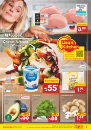 Gazetka promocyjna Netto Marken-Discount - Filial-Angebote - Gazetka - ważna od 23.04 do 23.04.2022 - strona 9 - produkty: angebot, asti, auer, avocado, braun, champignon, cola, dauertiefpreis, eis, joghur, joghurt, natur, naturjoghurt, reis, rezept, rezepte, rucola, salat, Schal, Schale, steak, steaks, Ti, tiefpreis, wrap, wraps, ZTE