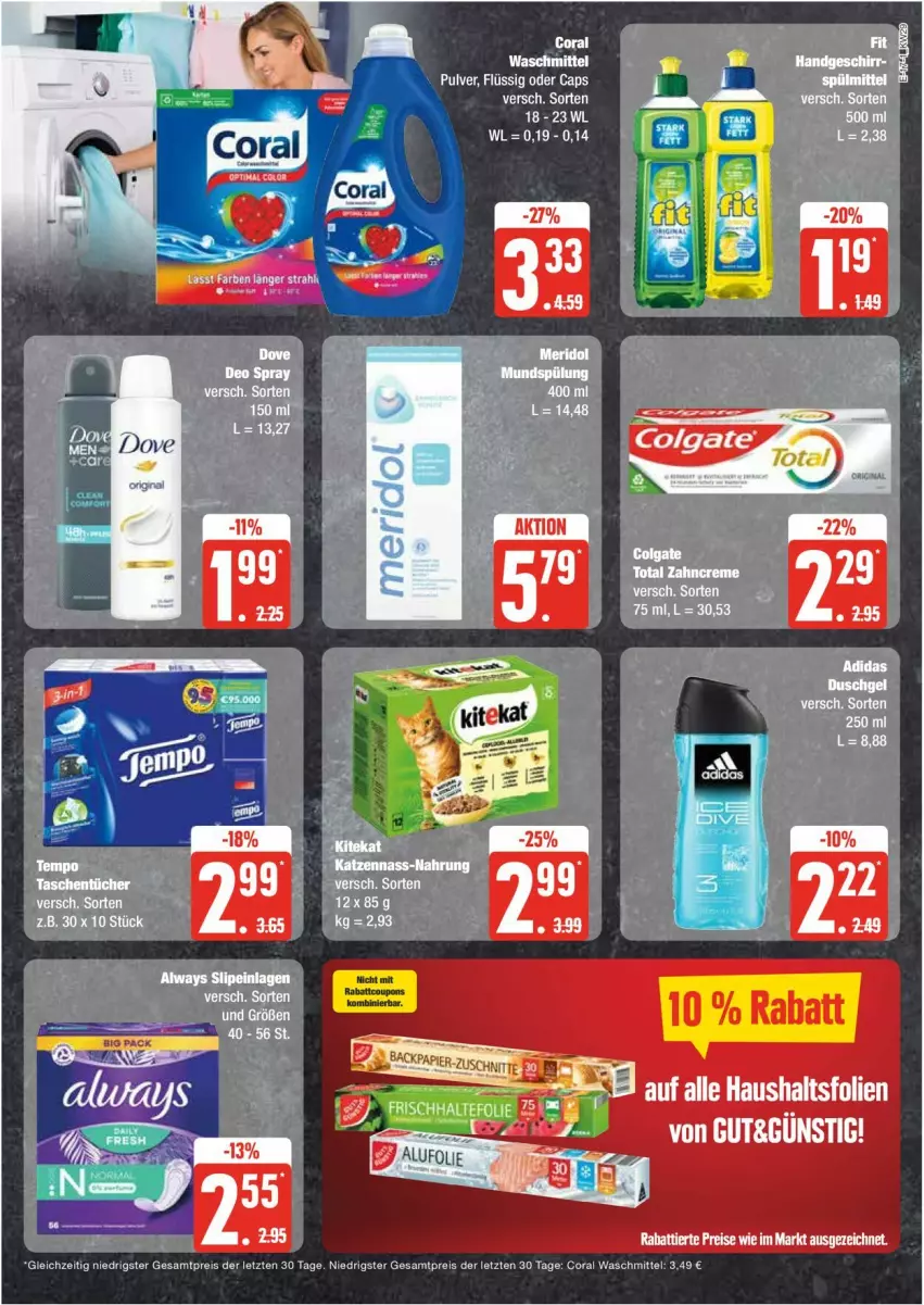 Aktueller Prospekt Edeka - Prospekte - von 15.07 bis 20.07.2024 - strona 17 - produkty: Cap, Coral, eis, reis, Ti, waschmittel, ZTE