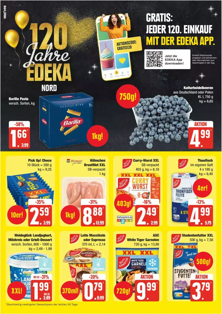 Aktueller Prospekt Edeka - Prospekte - von 15.07 bis 20.07.2024 - strona 2 - produkty: beere, beeren, deka, heidelbeere, heidelbeeren, Ti