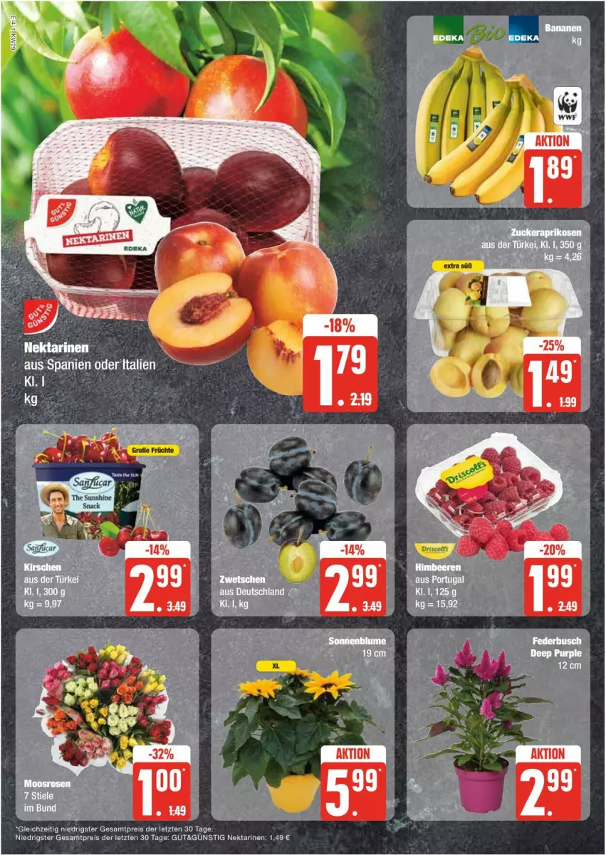 Aktueller Prospekt Edeka - Prospekte - von 15.07 bis 20.07.2024 - strona 4 - produkty: eis, Nektar, nektarinen, reis, Ti, ZTE