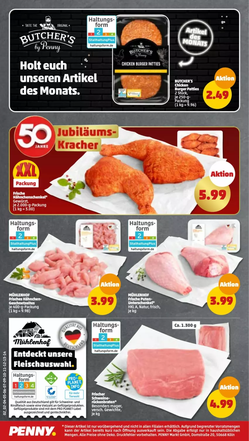 Aktueller Prospekt Penny - Prospekte - von 15.05 bis 20.05.2023 - strona 2 - produkty: eis, elle, ente, fleisch, Geflügel, hähnchenschenkel, henkel, LG, natur, pute, reis, rind, rindfleisch, schenkel, schwein, schweine, Ti, wein, weine, ZTE