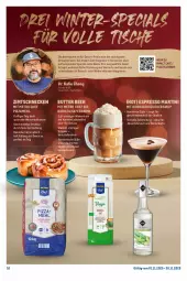 Gazetka promocyjna Metro - Monats-Menü - Gazetka - ważna od 30.11 do 30.11.2025 - strona 10 - produkty: alkohol, asti, bio, butter, drink, eis, elle, espresso, gewürz, hafer, Haferdrink, karamell, leine, martini, mehl, Metro, pizza, Pizzamehl, ring, rioba, rohrzucker, sirup, Ti, tisch, wasser, zucker