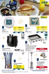 Gazetka promocyjna Metro - Monats-Menü - Gazetka - ważna od 30.11 do 30.11.2025 - strona 17 - produkty: angebot, angebote, besteck, bratpfanne, edelstahl, eis, elle, erde, gabel, Gasbräter, grill, grillfläche, Holz, holzkohle, LG, Löffel, maille, messer, Metro, metro gastro, ndk, pfanne, Rauch, reis, Ria, rwe, sac, schlauch, suppe, suppen, teller, Ti, tiefpreis, topf