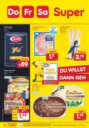 Gazetka promocyjna Netto Marken-Discount - Filial-Angebote - Gazetka - ważna od 26.03 do 26.03.2022 - strona 28 - produkty: barilla, cremissimo, eis, hinterschinken, langnese, langnese cremissimo, ndk, pasta, piccolinis, reis, saft, schinken, sim, spargel, Ti, versandkostenfrei, wagner