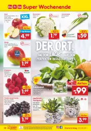 Gazetka promocyjna Netto Marken-Discount - Filial-Angebote - Gazetka - ważna od 26.03 do 26.03.2022 - strona 30 - produkty: asti, beere, beeren, beutel, blume, blumen, blumenkohl, eis, feldsalat, Grünpflanzen, himbeer, himbeere, himbeeren, lachs, Lauchzwiebel, mango, ndk, pflanze, pflanzen, reis, salat, Schal, Schale, Ti, trauben, versandkostenfrei, ZTE, zwiebel