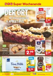 Gazetka promocyjna Netto Marken-Discount - Filial-Angebote - Gazetka - ważna od 26.03 do 26.03.2022 - strona 34 - produkty: backmischung, bohne, bohnen, bohnenkaffee, Cap, cappuccino, cin, eis, kaffee, krüger, kuchen, löslicher bohnenkaffee, ndk, Nescafé, reis, Streuselkuchen, stube, Tchibo, Ti, versandkostenfrei