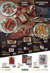 Gazetka promocyjna Metro - Feinkost Spezial - Gazetka - ważna od 03.04 do 03.04.2021 - strona 12 - produkty: beef, bratwurst, chorizo, curry, decke, eis, flasche, gin, grill, grillsauce, Kühne, reis, rwe, salsiccia, sauce, saucen, schinken, spare ribs, Spezi, Ti, weber, wurst
