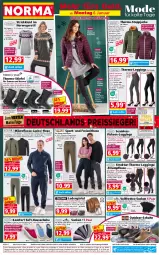 Gazetka promocyjna Norma - Norma - Gazetka - ważna od 13.01 do 13.01.2024 - strona 1 - produkty: asti, Bau, baumwolle, Bebe, beere, braun, Brei, dell, eis, Elan, elle, Frottee-Socken, gin, Hausschuhe, hose, Hylo, Jacke, kleid, Kuschelweich, leggings, LG, mab, Mode, ndk, reifen, reis, reiss, Ria, rum, rwe, schuhe, socken, Spiele, Sport, Steppjacke, Strickkleid, Strumpfhose, Tasche, taschen, tee, Thermoleggings, Ti, Tipi, tisch, wolle