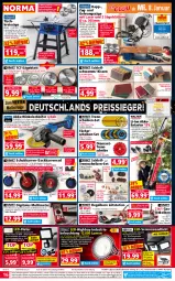 Gazetka promocyjna Norma - Norma - Gazetka - ważna od 13.01 do 13.01.2024 - strona 16 - produkty: adapter, akku, Akku-Winkelschleifer, auer, batterie, batterien, Bau, Bebe, beleuchtung, Bewegungssensor, Brei, dell, eis, Elektro, elle, fernbedienung, Gehrungssäge, gin, gsw, Heu, Kette, kissen, kraft, ladegerät, lebensmittel, LED-Fluter, leds, LG, messer, Mode, ndk, passend für alle, reis, reiss, Ria, ring, sac, säge, schnellladegerät, schwamm, Ti, tisch, Tischkreissäge, wasser, werkzeug, Winkelschleifer, ZTE