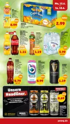 Gazetka promocyjna Penny - Prospekte - Gazetka - ważna od 18.06 do 18.06.2022 - strona 15 - produkty: bio, bio limo, Cap, coca-cola, cola, drink, energy drink, fanta, fanta oder, flasche, fuze tea, gerolsteine, gerolsteiner, getränk, getränke, Guinness, limo, Mezzo Mix, pet-flasche, pils, premium pils, Schwip Schwap, steiner, Ti, wasser, zucker