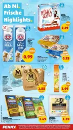 Gazetka promocyjna Penny - Prospekte - Gazetka - ważna od 18.06 do 18.06.2022 - strona 36 - produkty: Becher, bonbel, coconut, cola, eis, ferrero, hochland, Kinder, kinder pingui, langnese, LG, magnum, milch, Milchschnitte, Müller, pingui, reis, Ti, white chocolate, ZTE