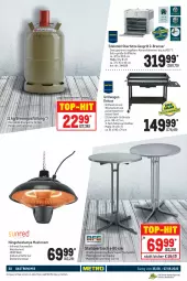 Gazetka promocyjna Metro - GastroJournal - Gazetka - ważna od 07.09 do 07.09.2022 - strona 30 - produkty: bier, decke, edelstahl, eis, elle, flasche, gasgrill, grill, grillfläche, grillrost, HP, Kette, Lampe, latte, Metro, metro gastro, reis, Ti, tisch, tischplatte, top-hit, Wanne, Windschutz