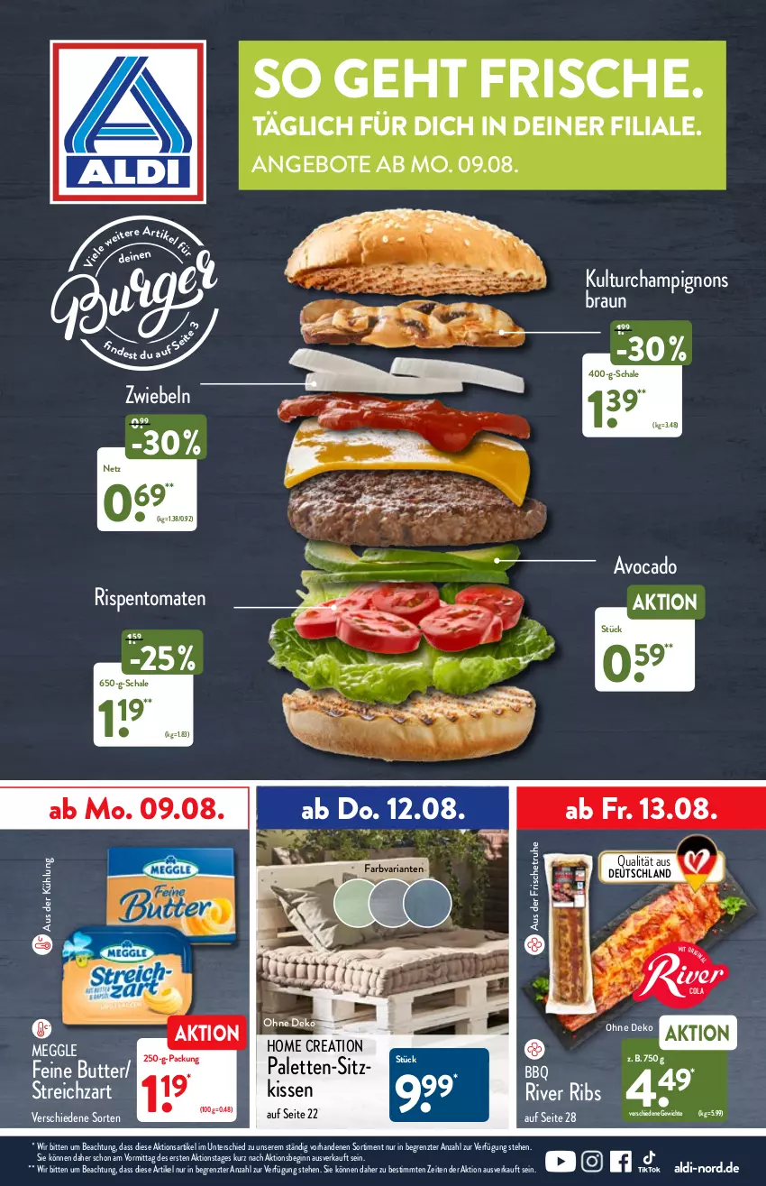 Aktueller Prospekt Aldi Nord - Aldi-Aktuell - von 09.08 bis 14.08.2021 - strona 1