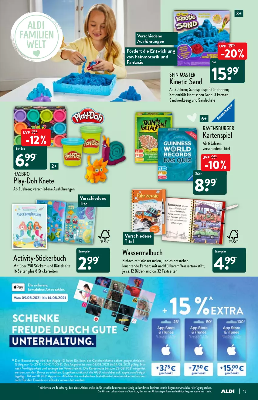 Aktueller Prospekt Aldi Nord - Aldi-Aktuell - von 09.08 bis 14.08.2021 - strona 15