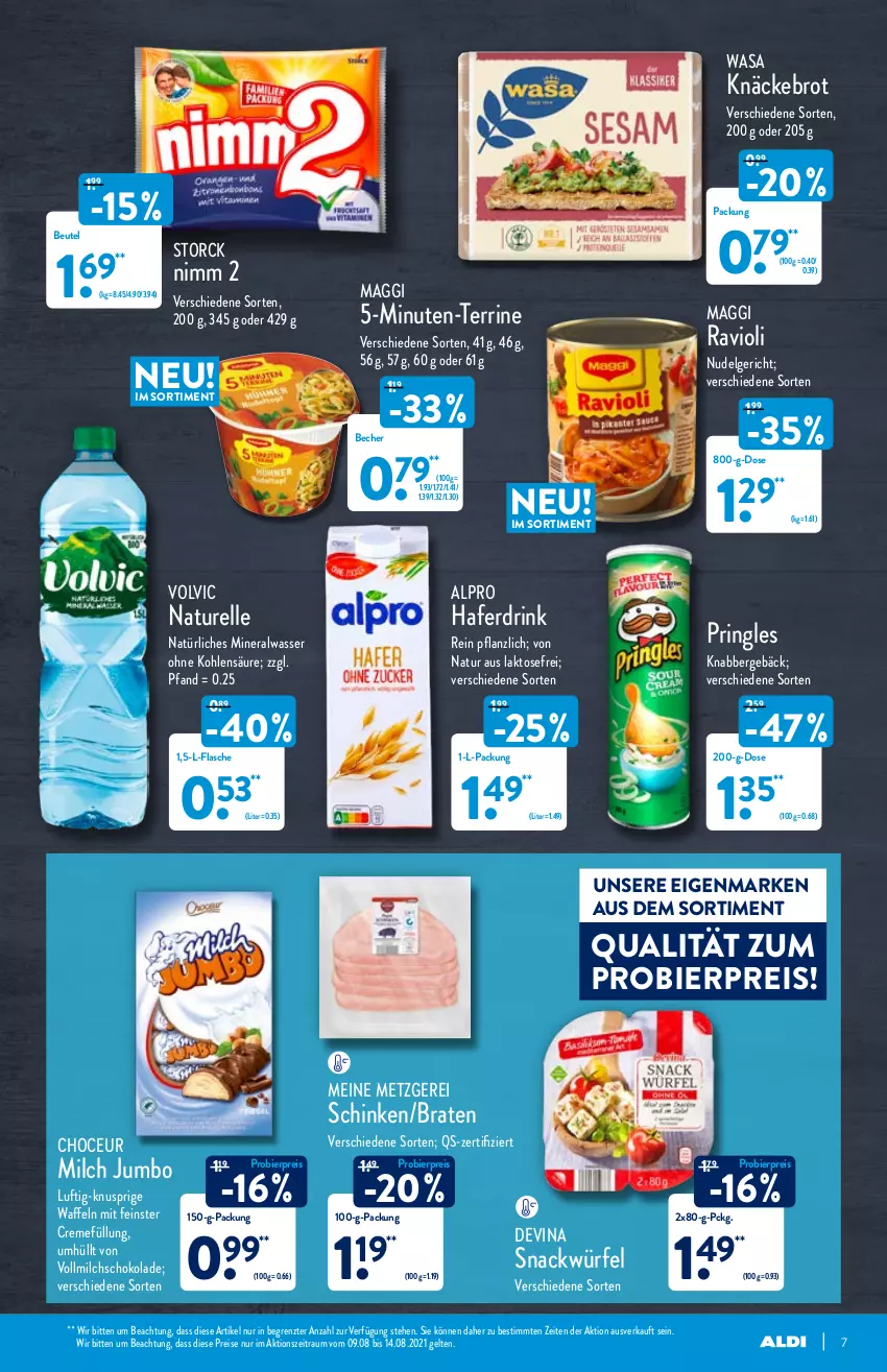 Aktueller Prospekt Aldi Nord - Aldi-Aktuell - von 09.08 bis 14.08.2021 - strona 7