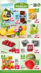 Gazetka promocyjna Wasgau - Gazetka - ważna od 30.05 do 30.05.2026 - strona 8 - produkty: ananas, angebot, apfel, auer, avocado, avocados, banane, bananen, beere, beeren, Berger, beutel, Birnen, brombeere, brombeeren, chips, Datteln, eis, elle, erdbeere, erdbeeren, früchte, heidelbeere, heidelbeeren, himbeer, himbeere, himbeeren, karamell, mango, melone, reis, Schal, Schale, seeberger, tafeläpfel, tafelbirnen, Ti, tisch, wasser, wassermelone