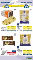 Gazetka promocyjna Metro - Wochen-Angebote Gastro - Gazetka - ważna od 06.09 do 06.09.2025 - strona 11 - produkty: angebot, Bau, beutel, braten, brot, dell, edamer, eier, eis, elle, frikadellen, gouda, mac, magnum, milch, mozzarella, nudel, nudeln, pfanne, pfannen, reis, rel, Speck, steak, Ti, tiefpreis, würfel