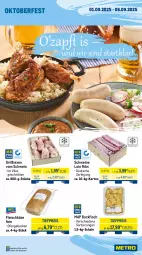 Gazetka promocyjna Metro - Wochen-Angebote Gastro - Gazetka - ważna od 06.09 do 06.09.2025 - strona 12 - produkty: Alpenhain, angebot, axe, backfisch, bier, eimer, eis, elle, fisch, flasche, fleisch, fleischkäse, Garten, geback, Gemüsezwiebel, getränk, getränke, grill, grillhaxe, händlmaier, Hausmacher, Haxe, Käse, mac, Metro, milch, obazda, Ofen, Palette, reis, sac, Schal, Schale, schnitten, schwein, schweine, senf, spülmaschinen, Ti, tiefpreis, wein, weine, Zelt, zwiebel, zwiebeln